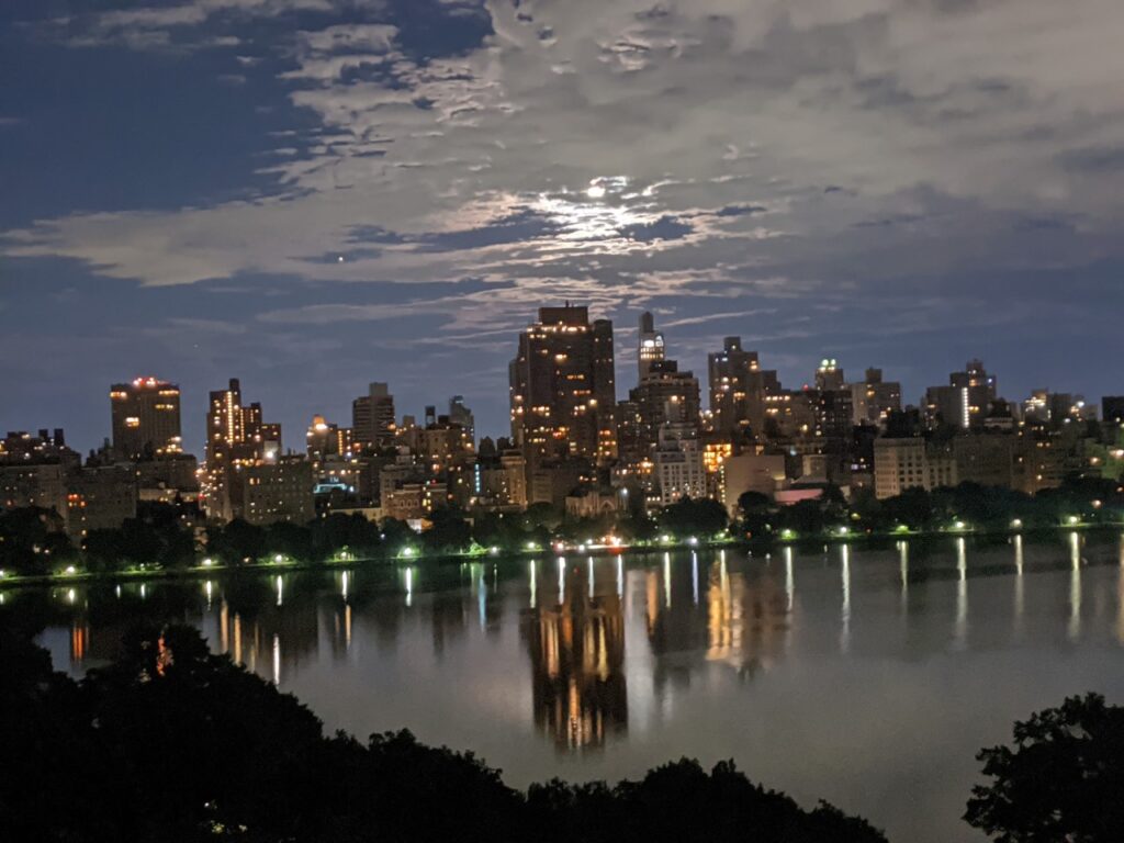 City View With A Cloudy Sky
